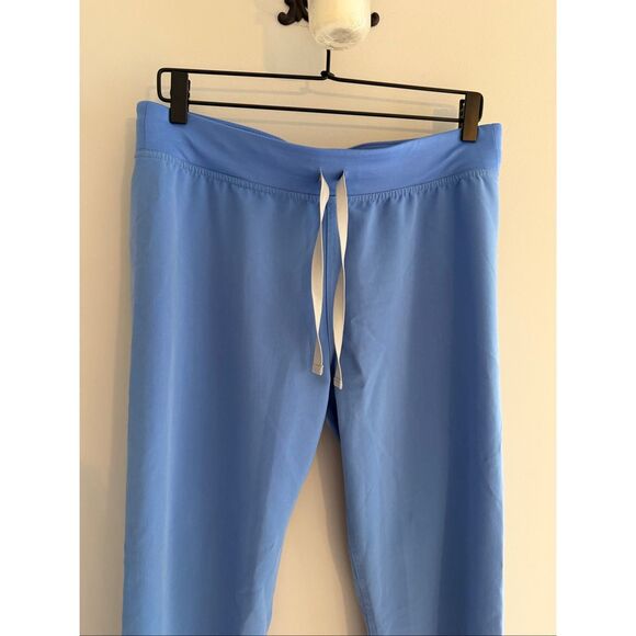 Figs Livingston Basic Pants Scrubs, Women’s M/T, Capri Blue - Picture 6 of 9
